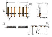 THR-Stiftleiste Lötstift 2092-1703/200-000