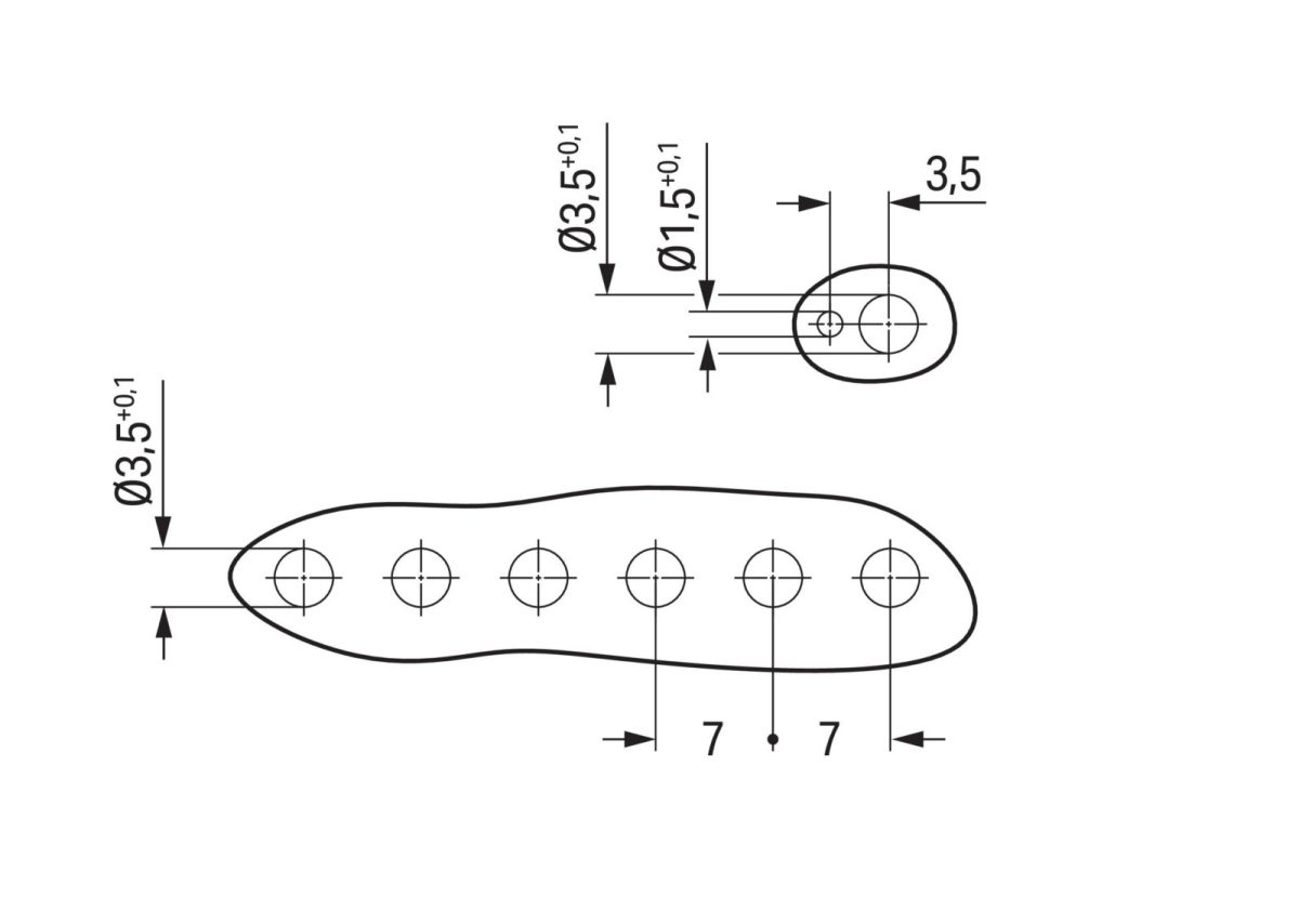 1-Leiter-Stiftleiste 2091-1525/020-3000