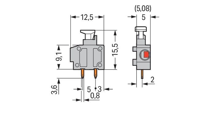 Anreihbare Leiterplattenk. 235-741/331-000