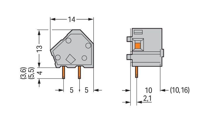 Anreihbare Leiterplattenk. 236-601/332-000