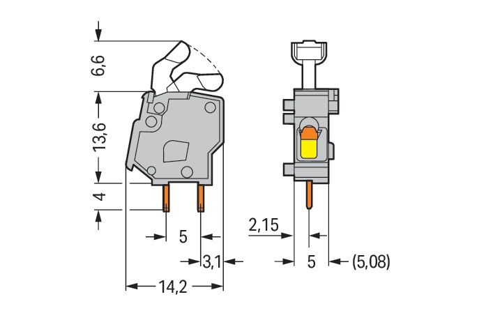 Anreihbare Leiterplattenk. 257-843/999-950