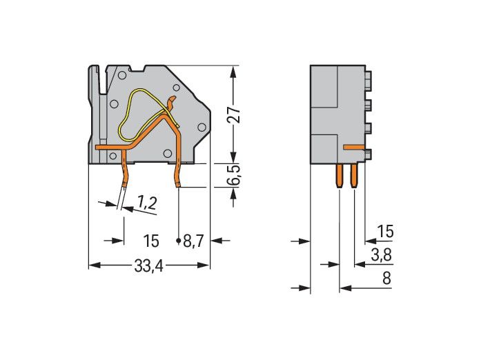 Anreihbare Leiterplattenk. 745-878/006-000