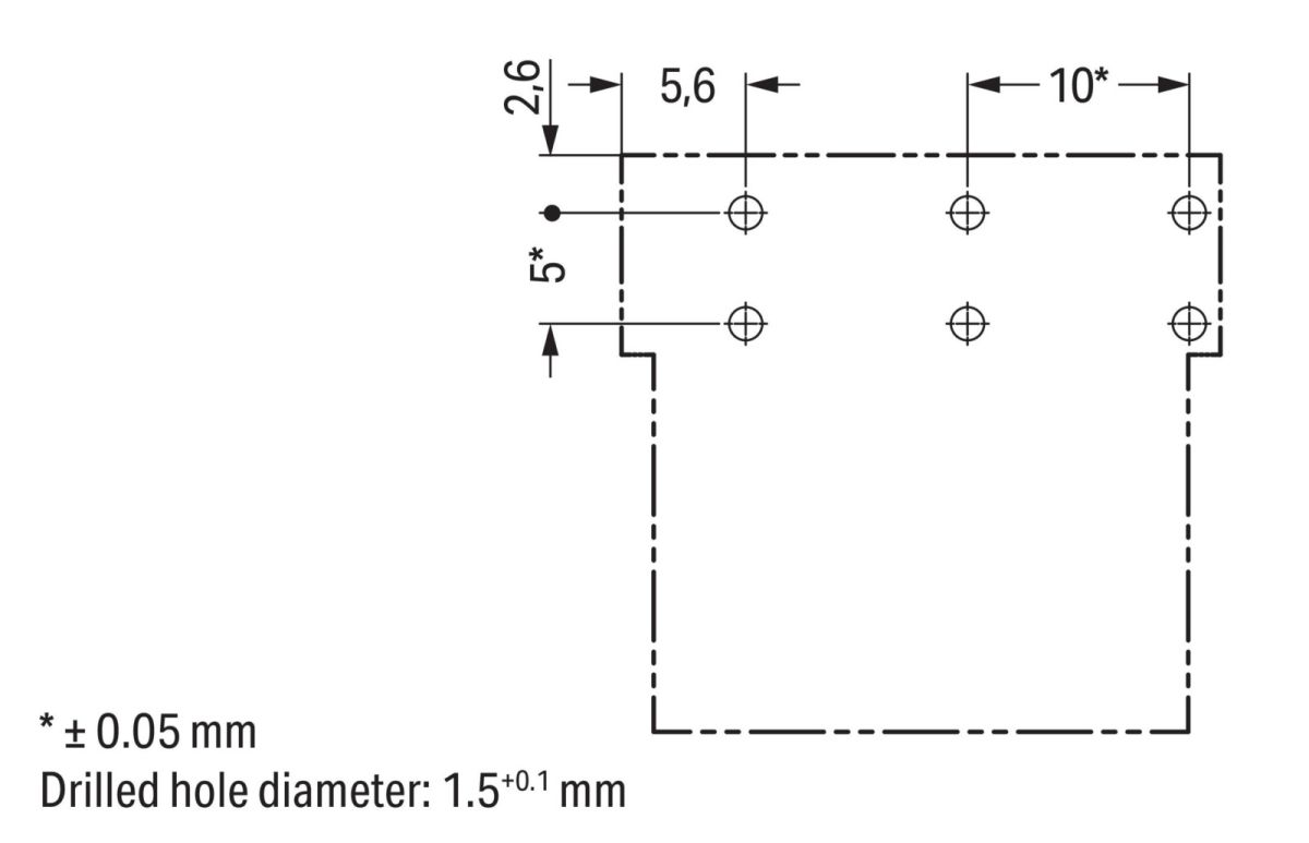 Buchse für Leiterplatten 770-863/011-000/071-