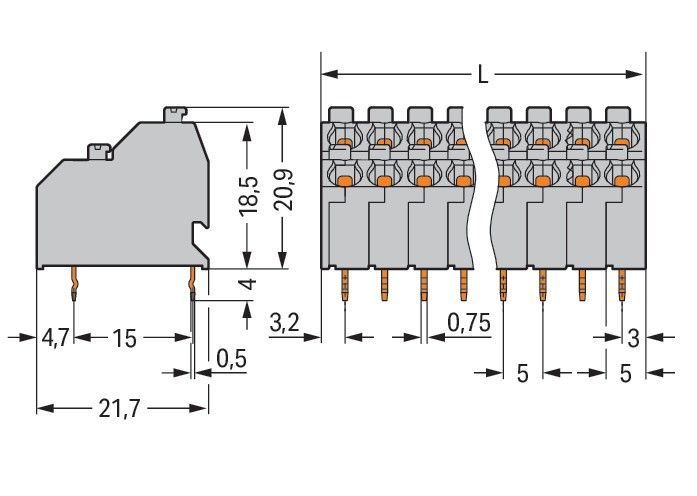 DoppelstockLeiterplattenk. 250-702/000-023