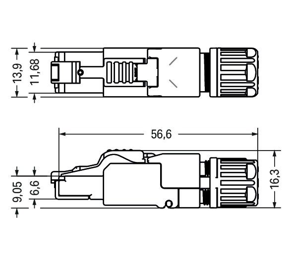 ETHERNET-Stecker RJ-45 750-978/000-011