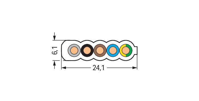 Flachleitung 897-453