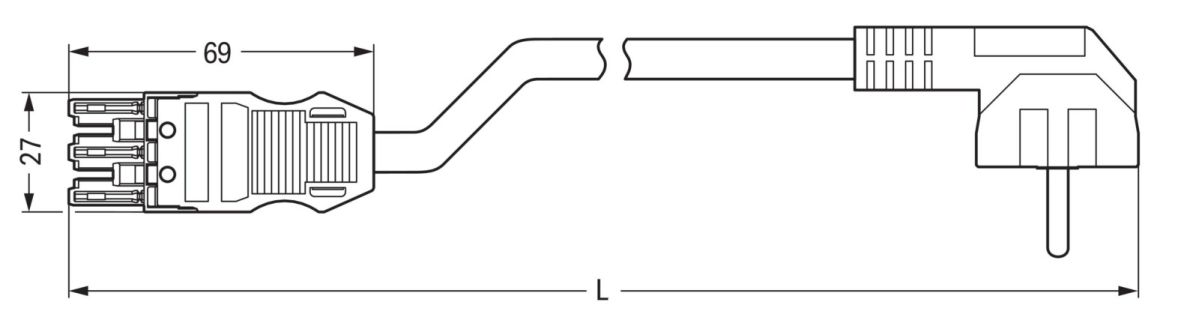 konfekt. Übergangsleitung 771-9993/307-302