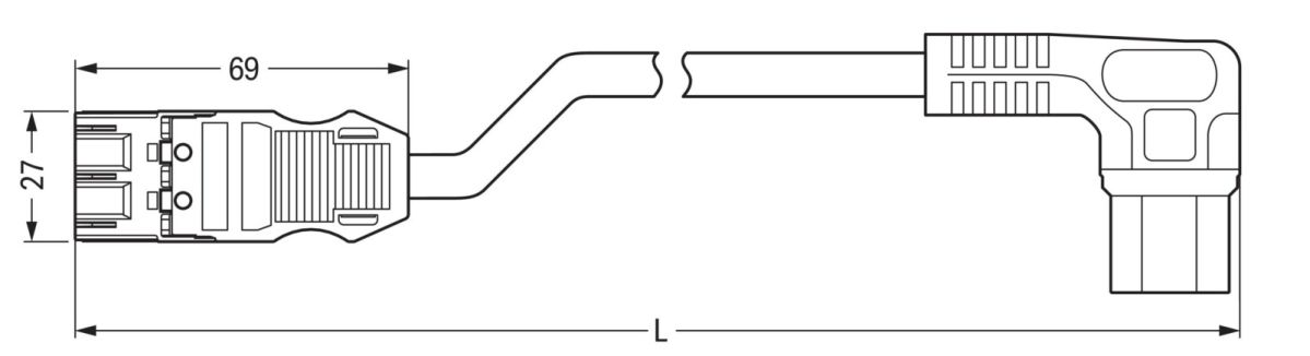 konfekt. Übergangsleitung 771-9993/805-201