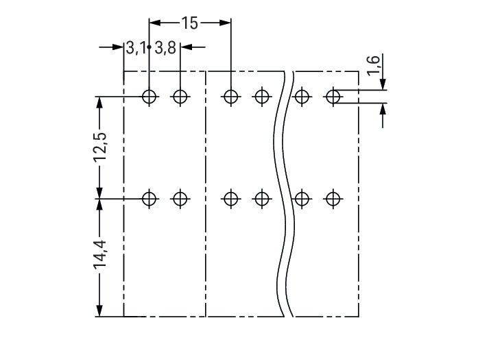 Leiterplattenklemme Hebel 2716-207