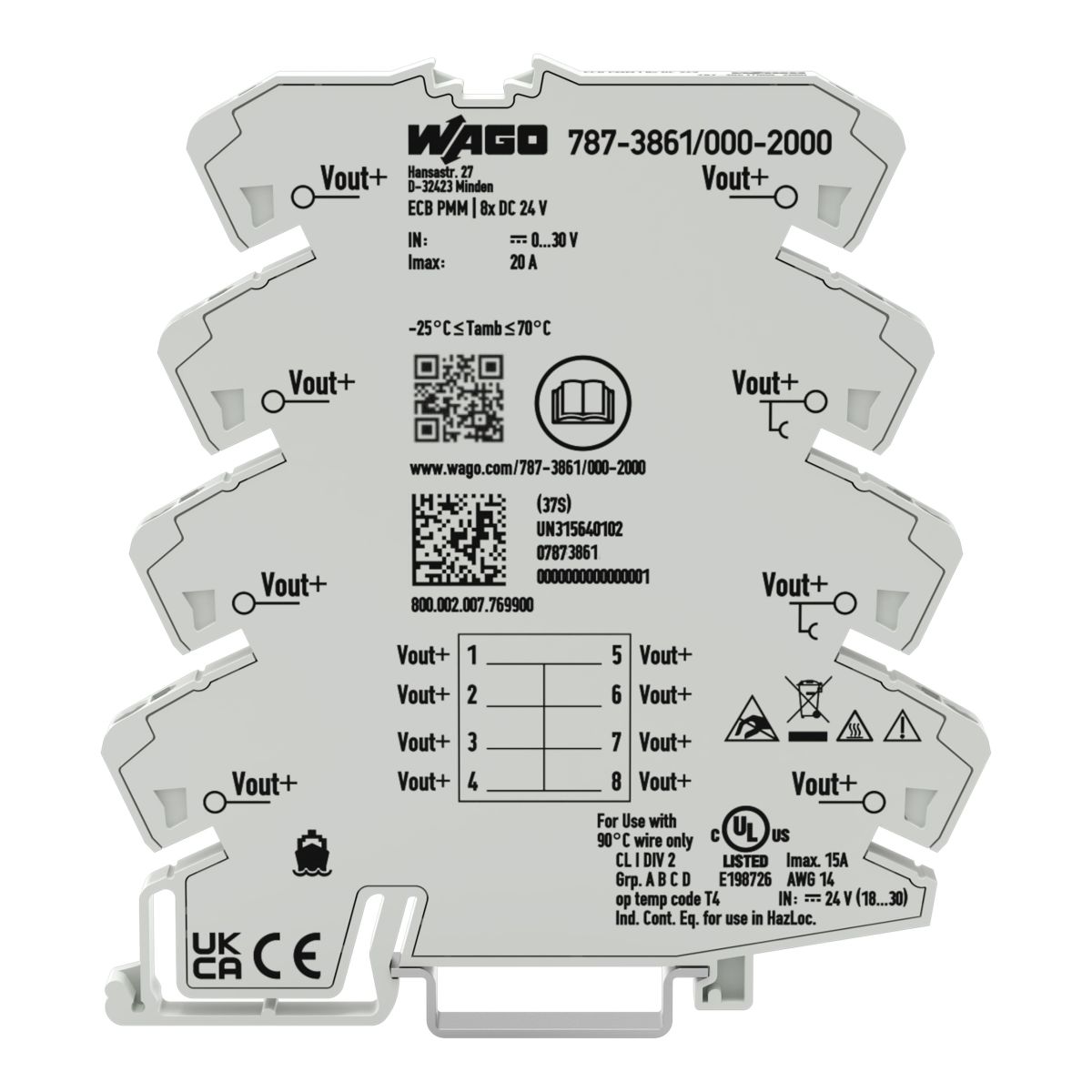 Potentialverteilermodul 787-3861/000-2000