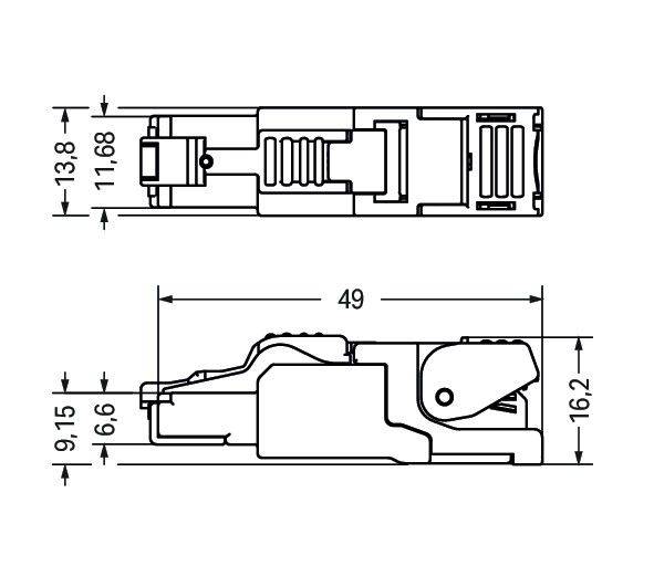 PROFINET-Stecker RJ-45 750-977/000-013