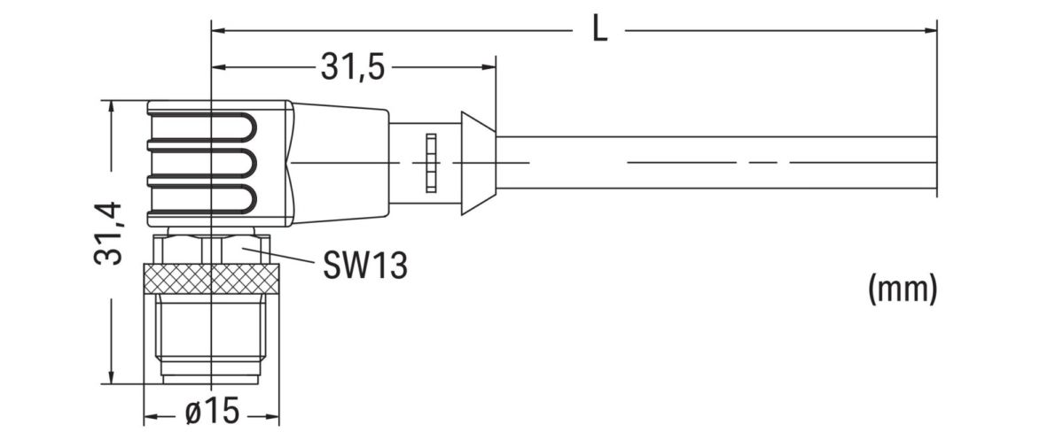 Sensor-/Aktorleitung M12A 756-5312/030-015