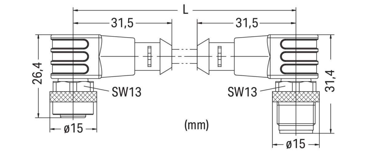 Sensor-/Aktorleitung M12A 756-5404/030-020