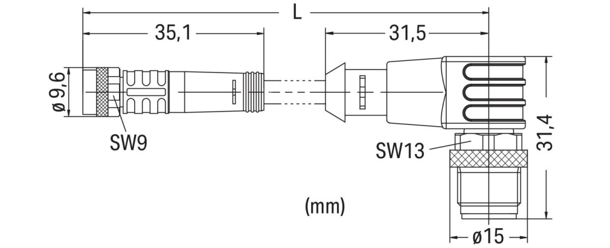 Sensor-/Aktorleitung M8Bu. 756-5508/030-010