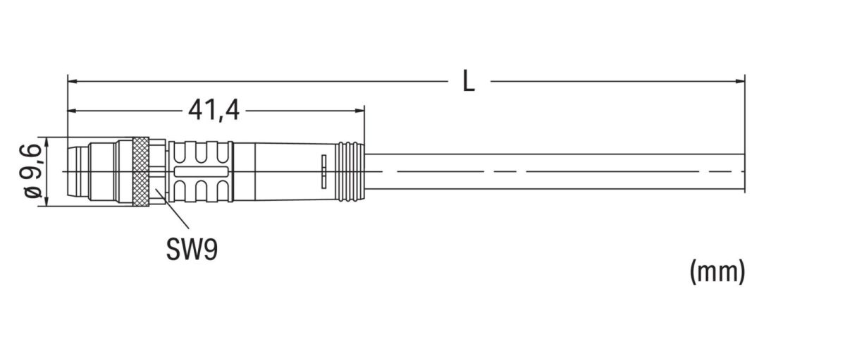 Sensor-/Aktorleitung M8St. 756-5111/030-015