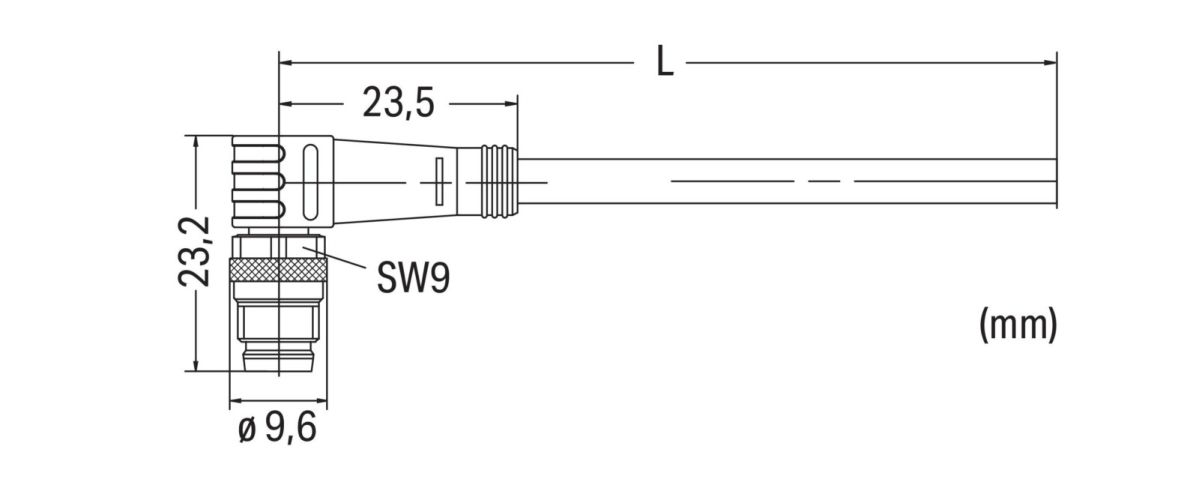 Sensor-/Aktorleitung M8St. 756-5112/030-050