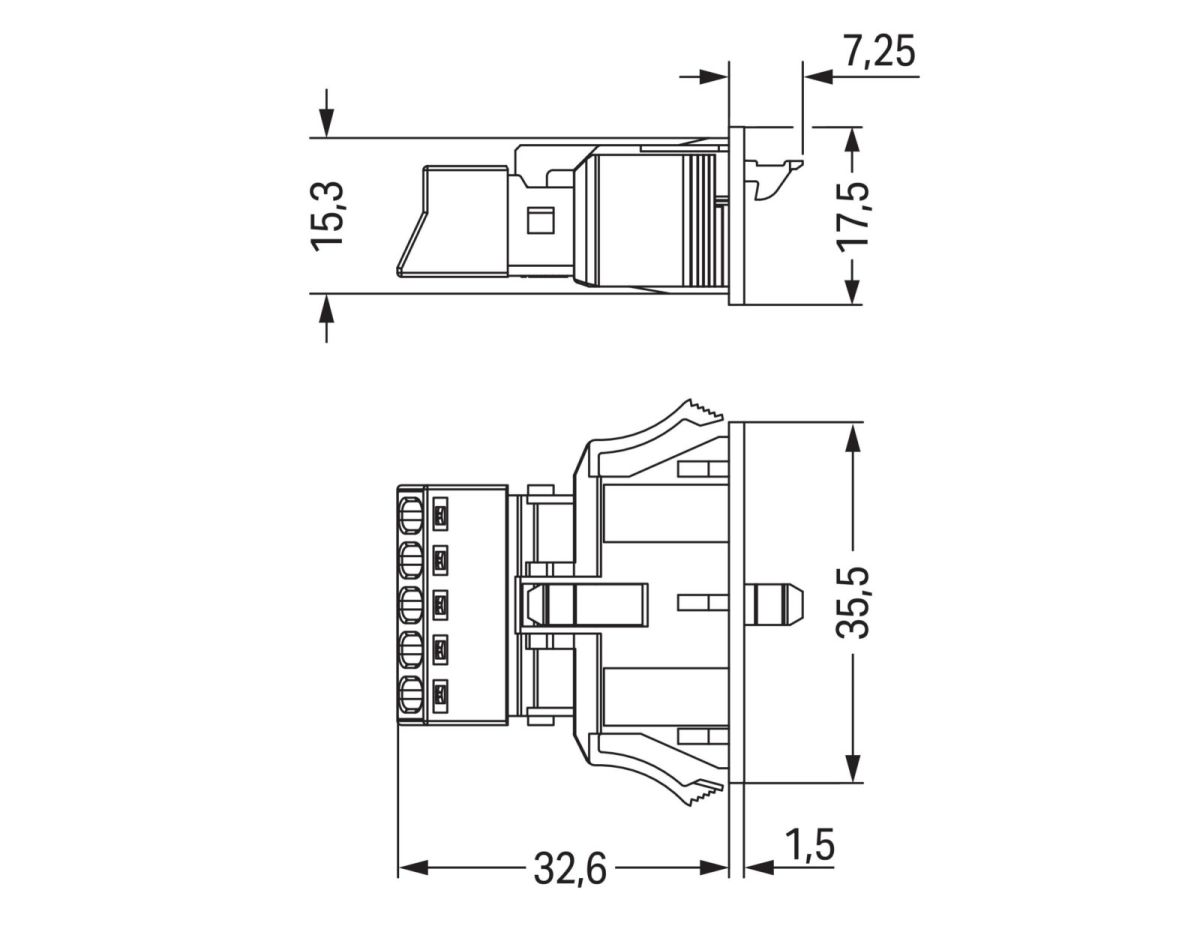 Snap-In-Buchse 890-785/082-000