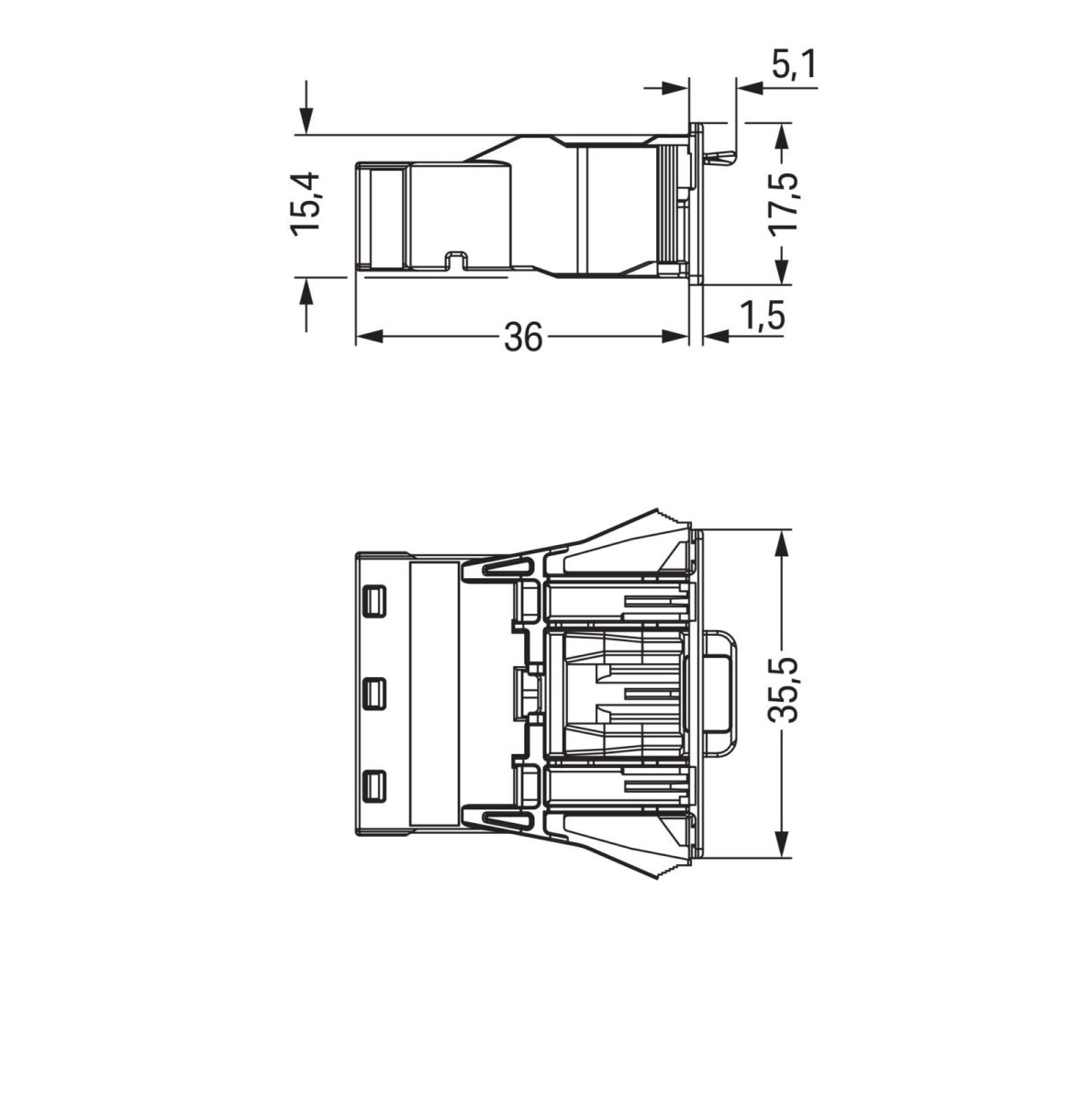 Snap-In-Stecker 770-753/060-000