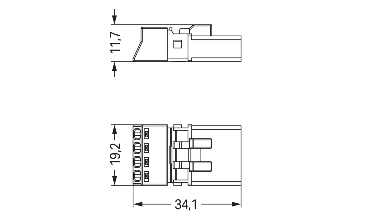 Stecker 4-polig 890-234