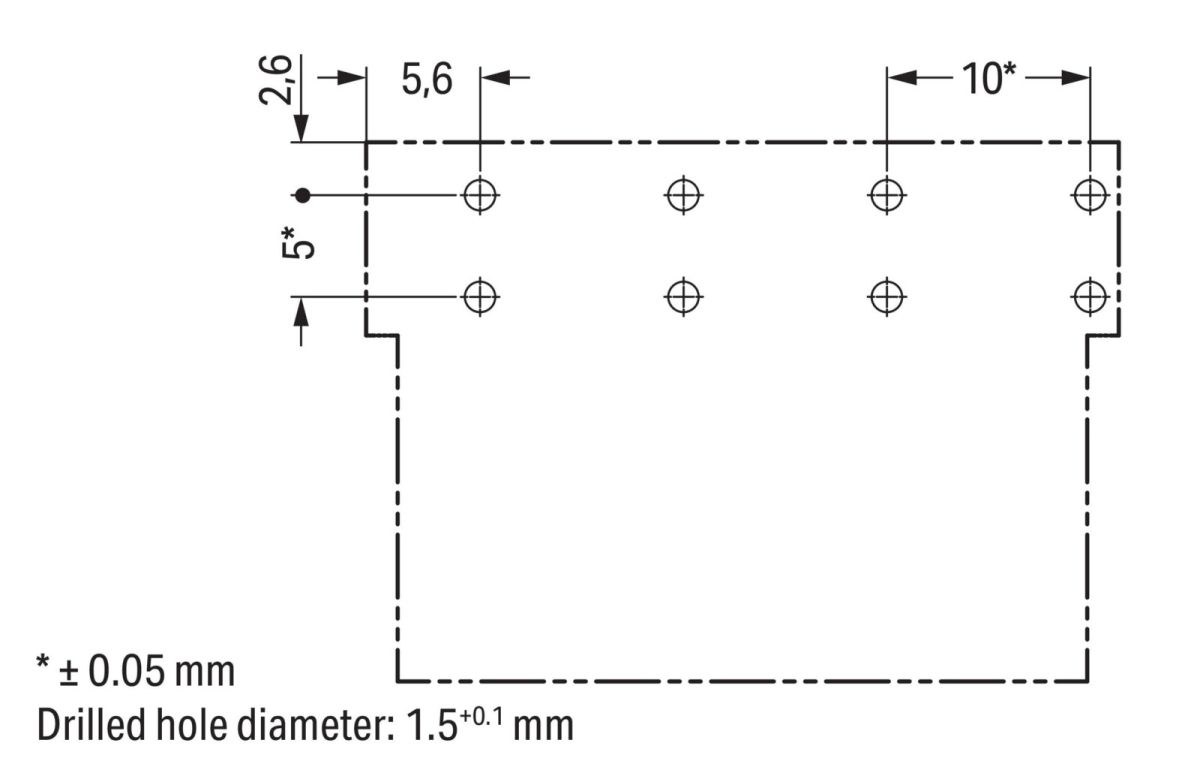 Stecker für Leiterplatten 770-874/011-000/072-