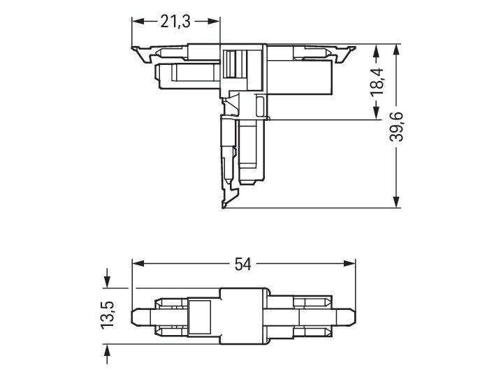 T-Verteiler 2-polig 890-1703