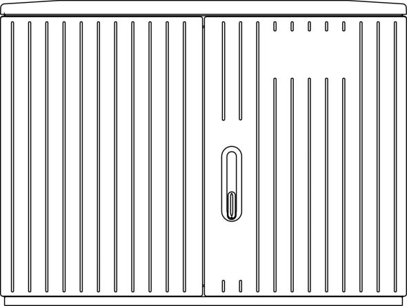 Polyesterschrank 10018994