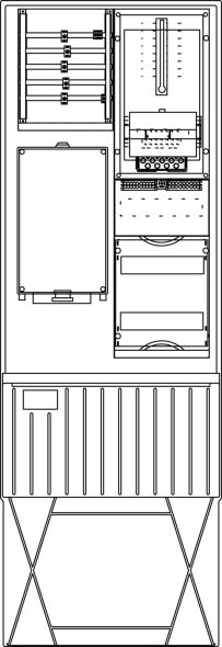 Zähleranschlusssäule ZS321.W2.36