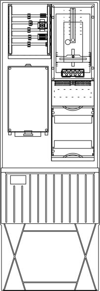 Zähleranschlusssäule ZS321.W3.36V