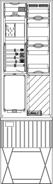 Zähleranschlusssäule ZS341B.S1.60V