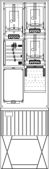 Zähleranschlusssäule ZS343T.W3.12