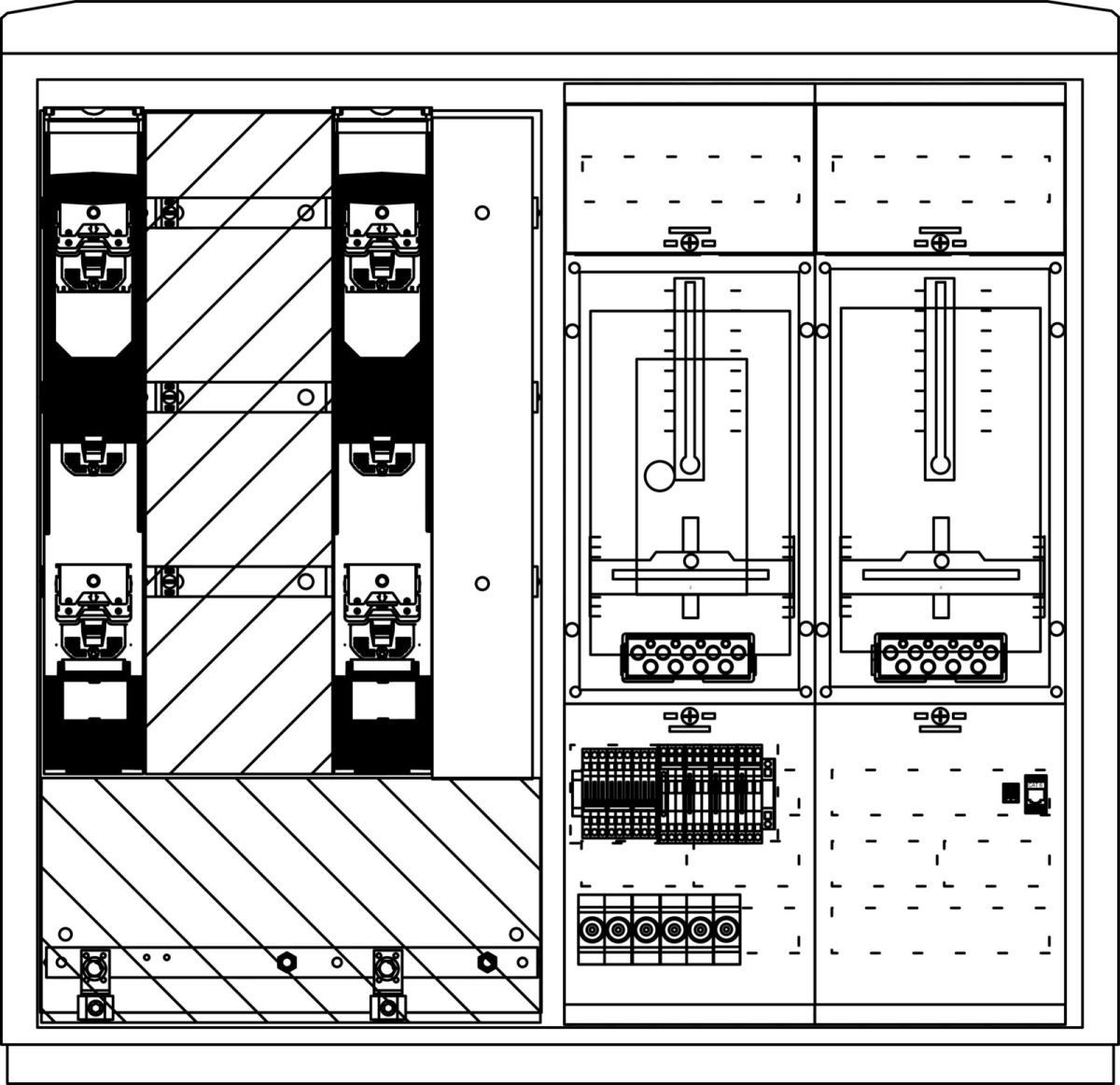 Wandlerschrank Freiluft WS822L.N4.C1101