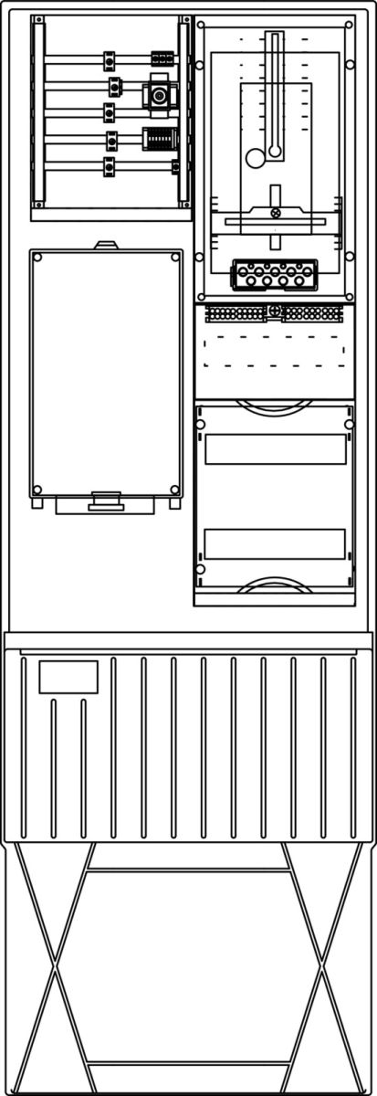 Zähleranschlusssäule ZS321.W3.36V