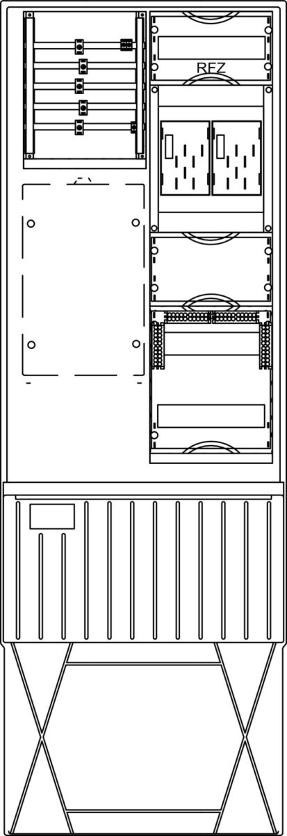 Zähleranschlusssäule ZS322B.N1.12A