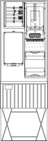 Zähleranschlusssäule ZS321.W3.36V