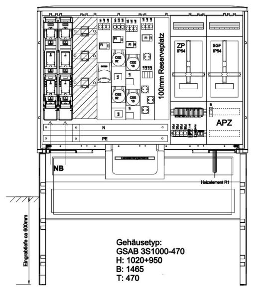 Festplatzverteiler 03.W250SYS633216S