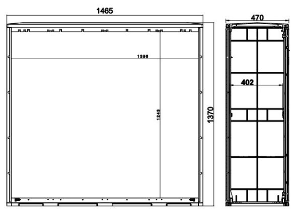 Normkabelverteilerschrank 3S1300-470PIMC