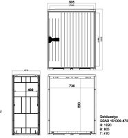 Normkabelverteilerschrank 1S1000-470MDSPIMC