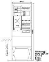 Zähleranschlußsäule 48.00.1P11bez