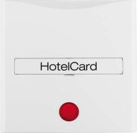 Schalteraufsatz Hotelcard 16408989 polarweiß glänzend