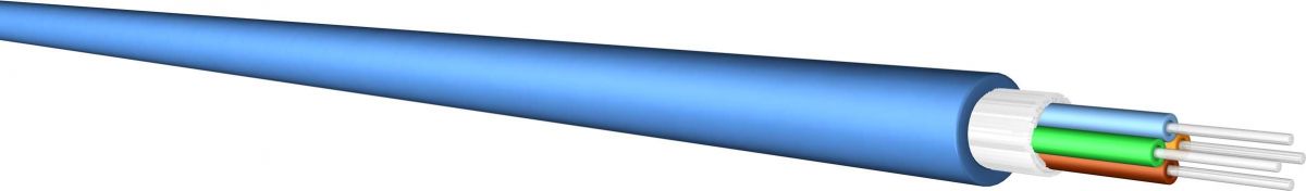 LWL-Kabel U-VQ(ZN)H 1x12 Fasern OM3 Schnittlänge