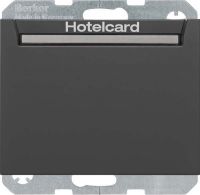 Relais-Schalter Hotelcard 16417116 anthrazit matt