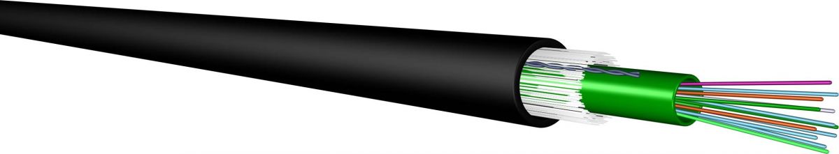 LWL-Kabel A-DQ(ZN)B2Y 1x12 Fasern OM4 Schnittlänge