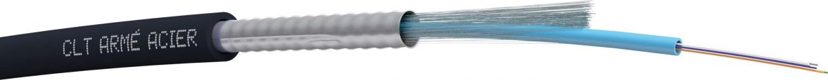 LWL-Kabel A-DQ(ZN)(SR)2Y 1x12 Fasern OM3 2kN Schnittlänge