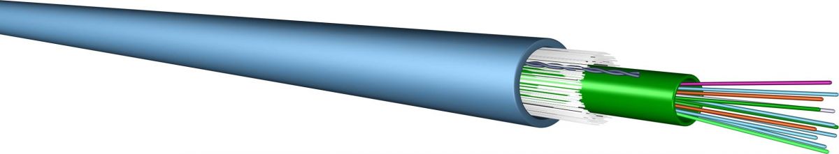LWL-Kabel U-DQ(ZN)BH 1x8 Fasern OM4 3kN Schnittlänge