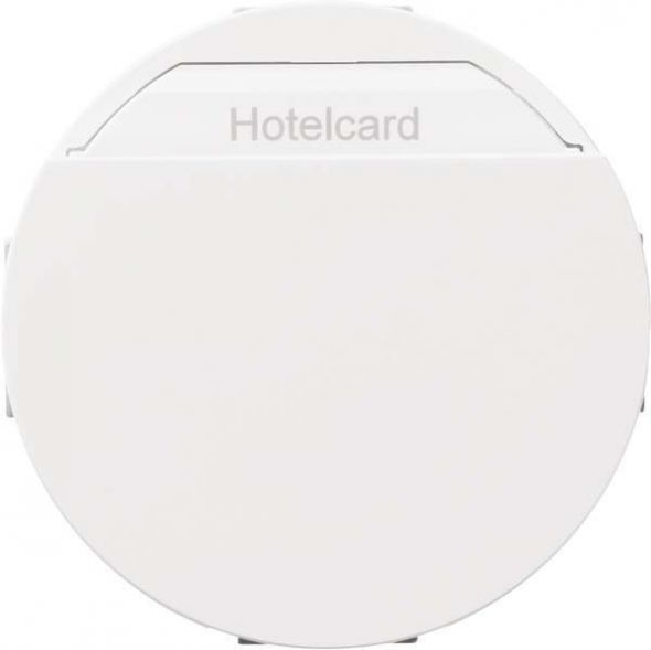 Hotelcard-Schaltaufsatz 16402079 polarweiß glänzend