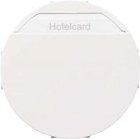 Hotelcard-Schaltaufsatz 16402079 polarweiß glänzend