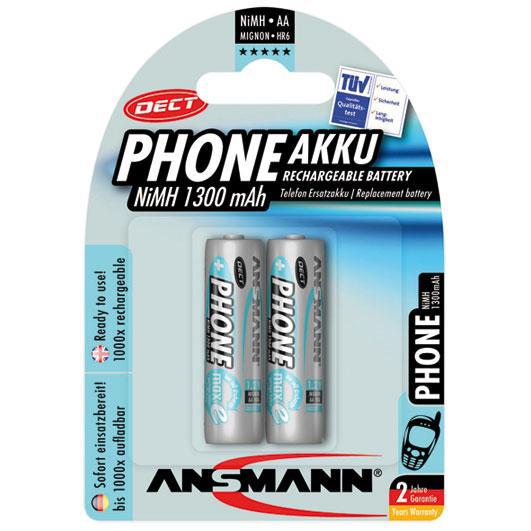 Akku DECT NiMh 1,2V/1300 mAh Mignon