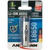 LI-ION-Akku 18650 Rundzelle 3,6V Blisterware 2600 mAh