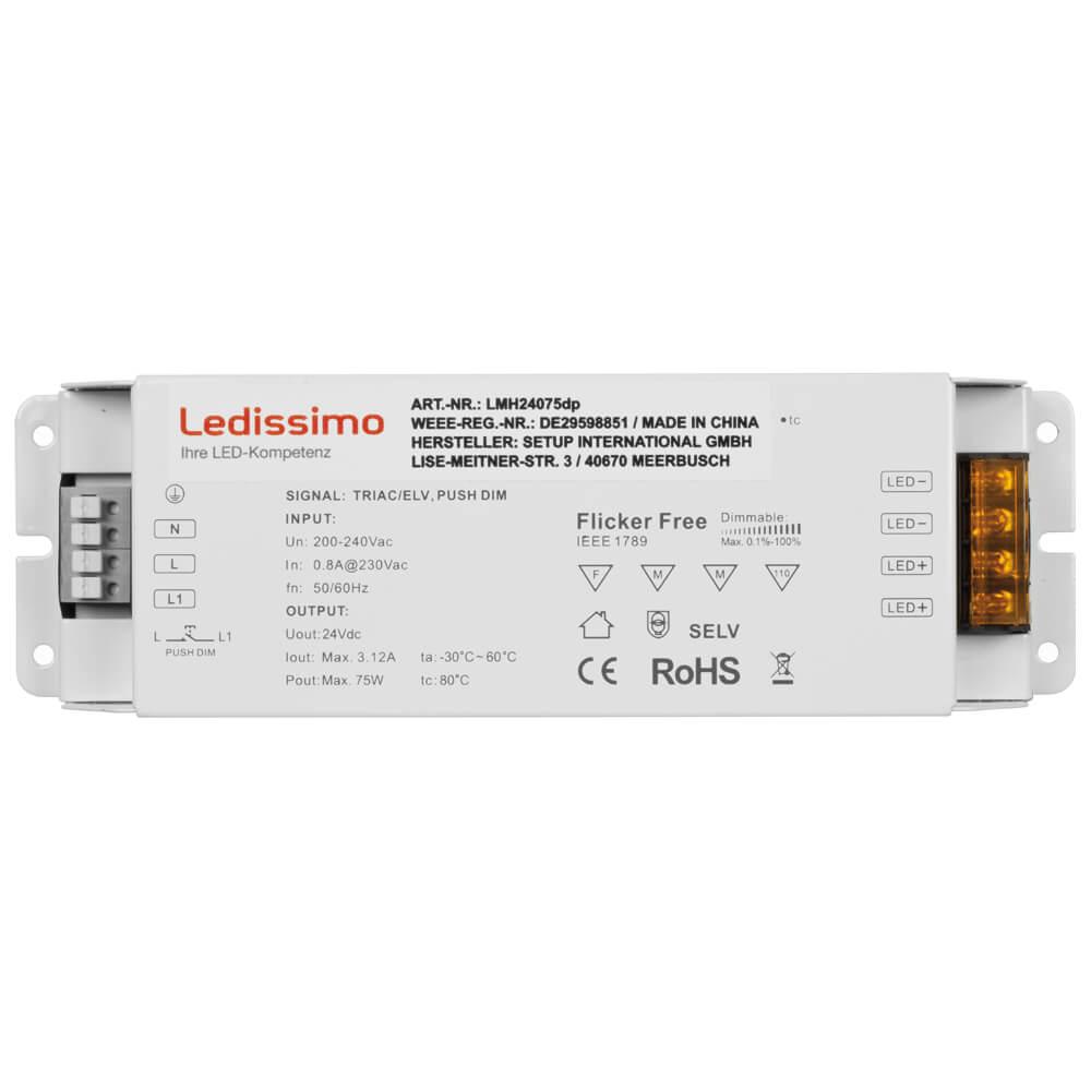 LED-Netzteil 24V-DC/75-150W