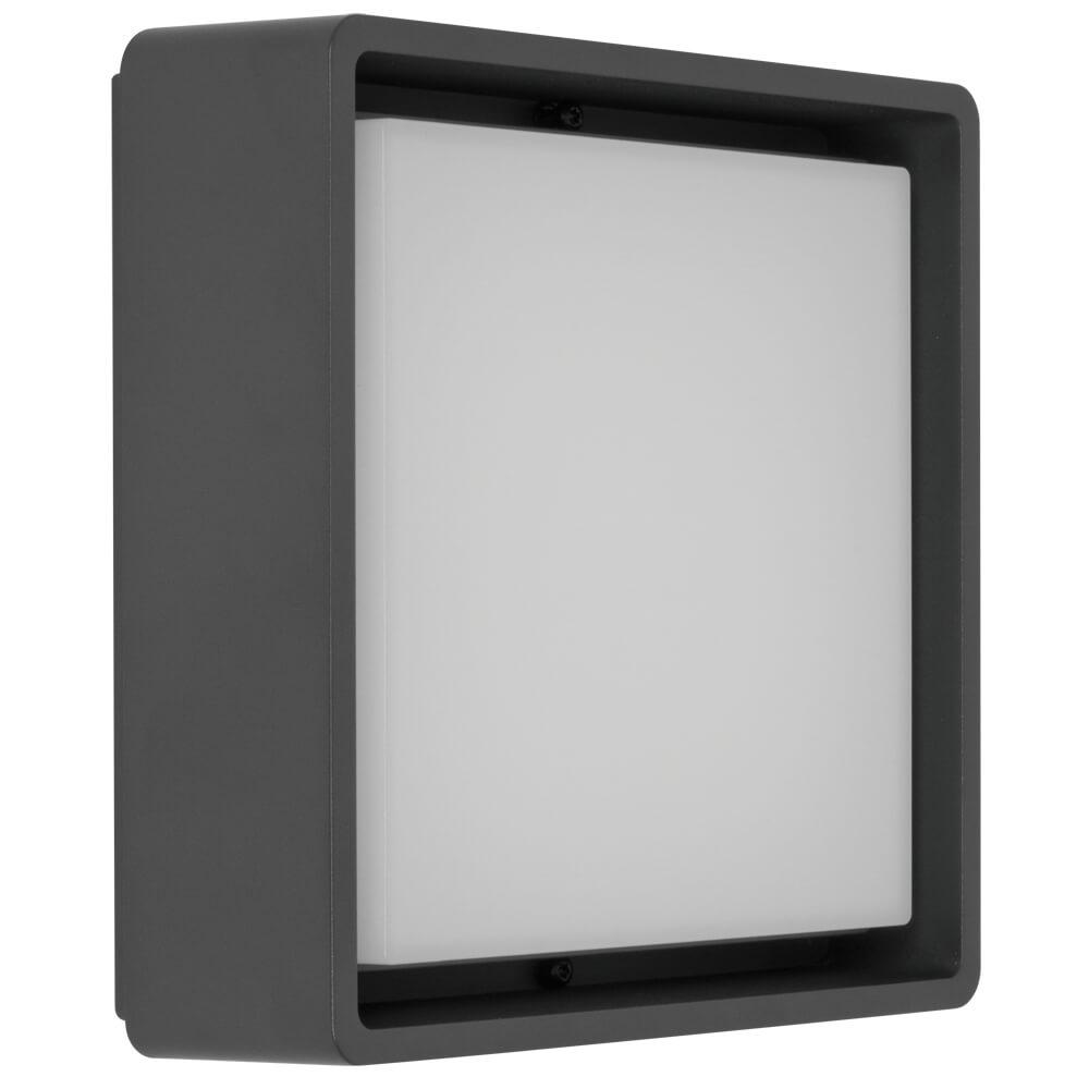 Außenwandleuchte FRAME SQUARE LED/6W mit HF-Sensor anthrazit